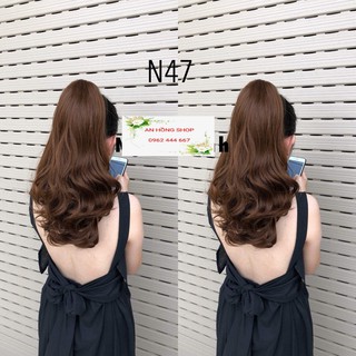 Tóc giả ngoặm xoăn ngắn siêu xinh