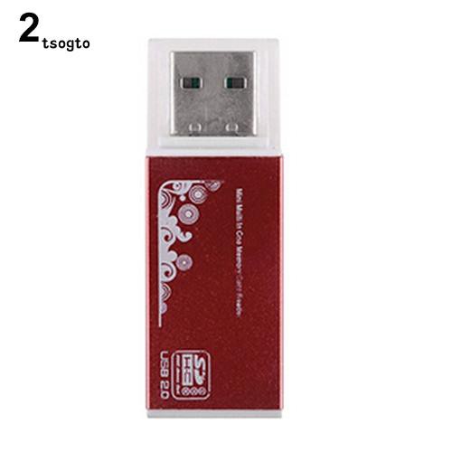 Đầu đọc thẻ nhớ kết nối USB 2.0 SD SDHC TF M2 MMC MS PRO DUO