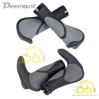 Tay nắm cao su xe đạp chống mỏi Deemount - Tặng kèm 2 lục giác