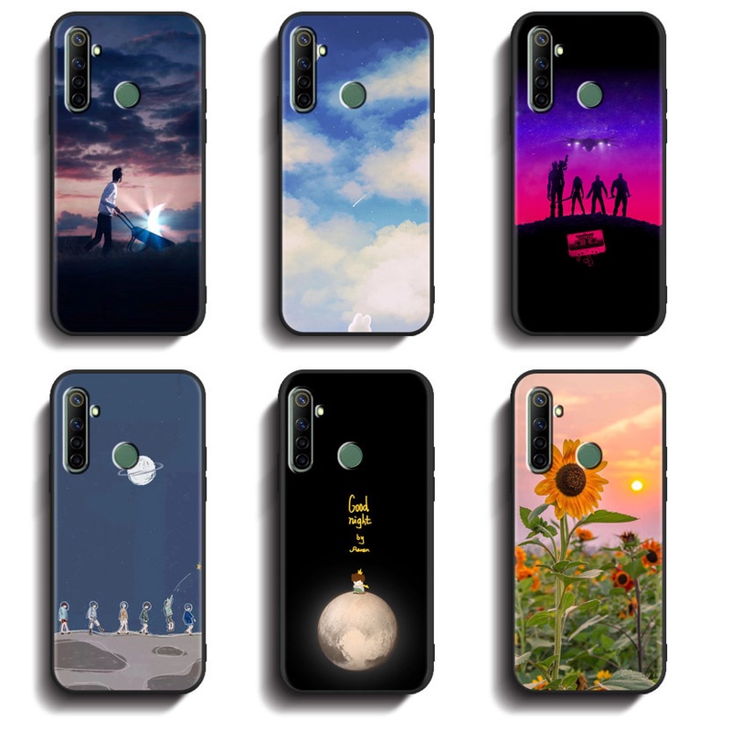 Ốp Điện Thoại TPU Silicon Mềm Chống Trầy Xước Bảo Vệ Toàn Diện Dành Cho OPPO Realme 5 5i 5s 6i 5pro