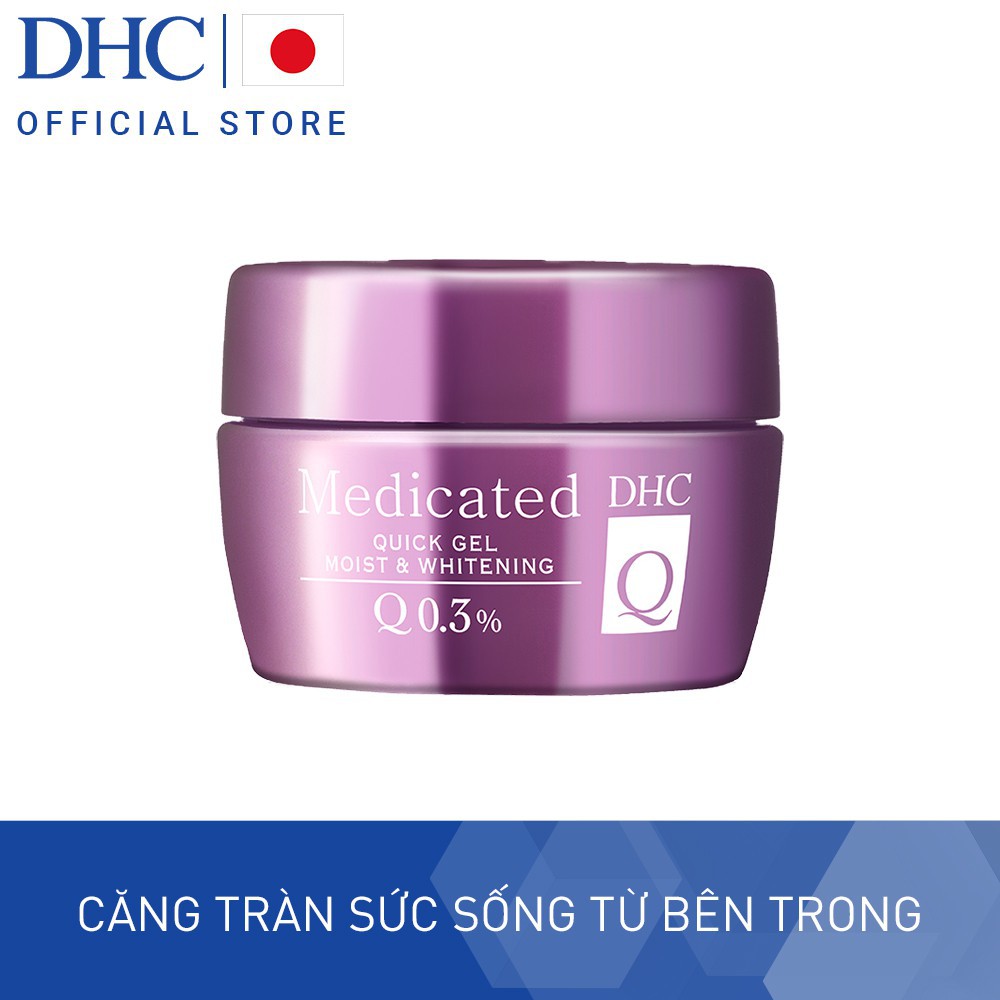 Sample Gel siêu năng DHC Q Quick Gel Moist &amp; Whitening 0.3% gói 3g