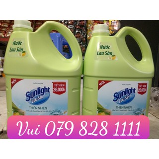 (Mới) Nước Lau Sàn Sunlight Chiết Xuất Chanh Yuzu & Tinh Dầu sả 3,6kg