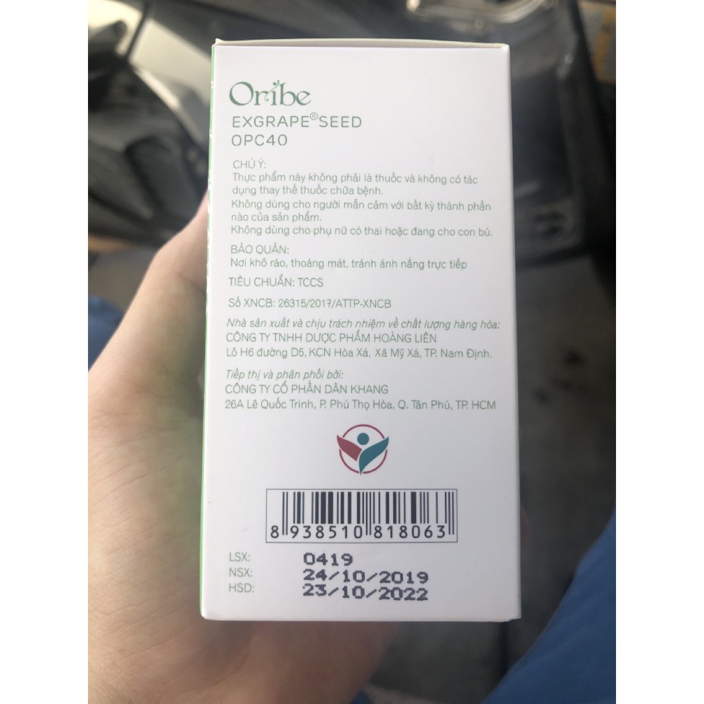 Oribe hộp 30 viên uống, giúp trắng da, đẹp da, giảm nám - cvspharmacy