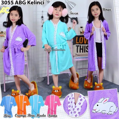 Khăn Tắm Trẻ Em Kimono Màu Dễ Thương