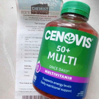 Cenovis once daily multivitamin 50+ lọ 100 viên - vitamin tổng hợp cho người từ 50 TUỔI