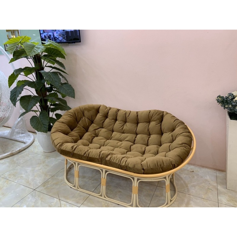 Ghế thư giãn papasan đôi cao cấp