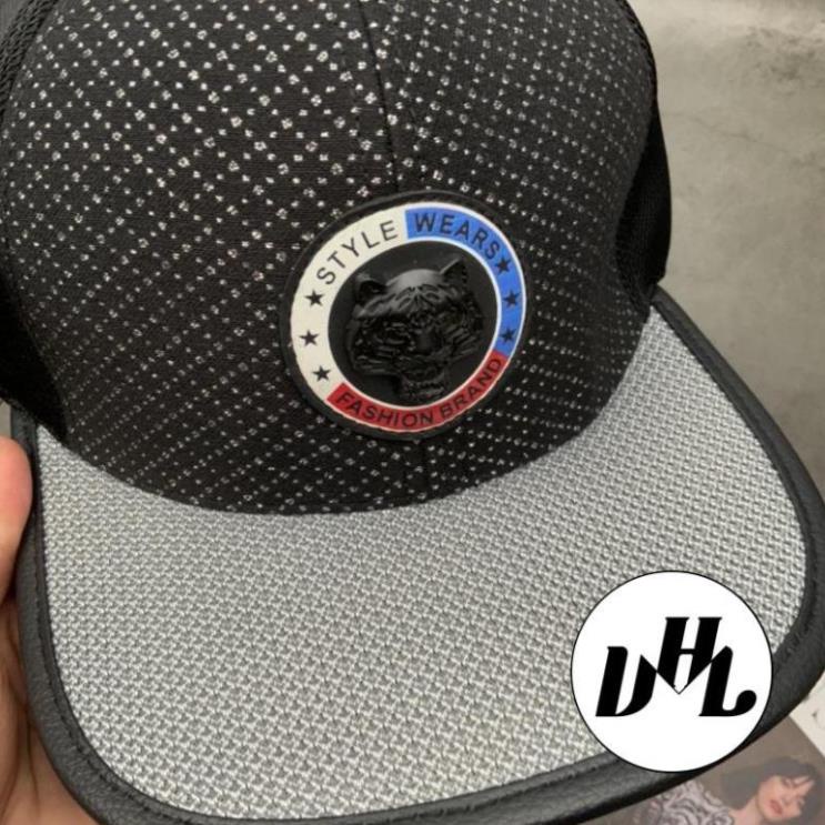Mũ Hiphop Cao Cấp Lưới Mạc Tròn Full Tem GC khoá Nút Cao Cấp Nam Nữ