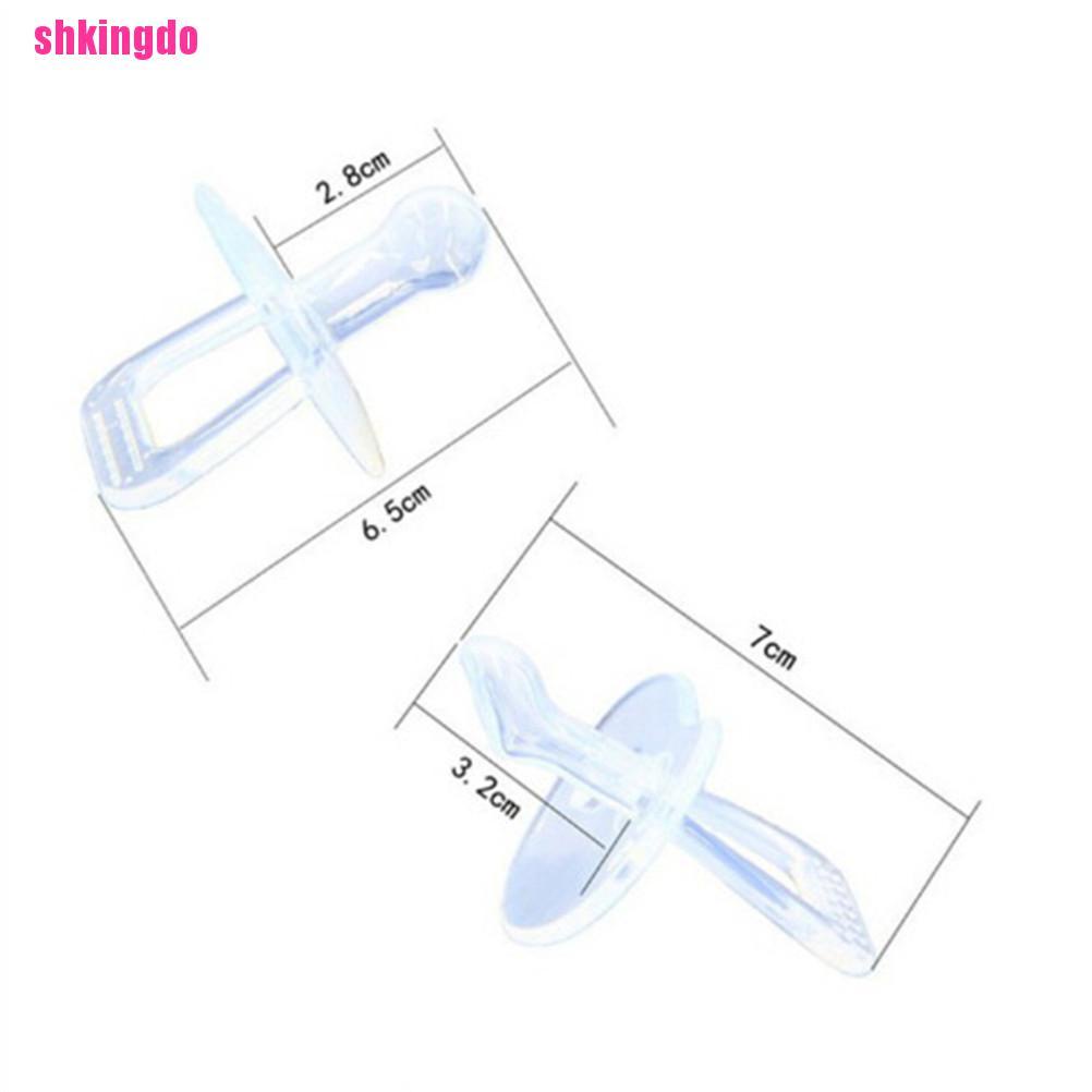 Ti giả bằng silicon trong suốt chất liệu an toàn thích hợp cho bé