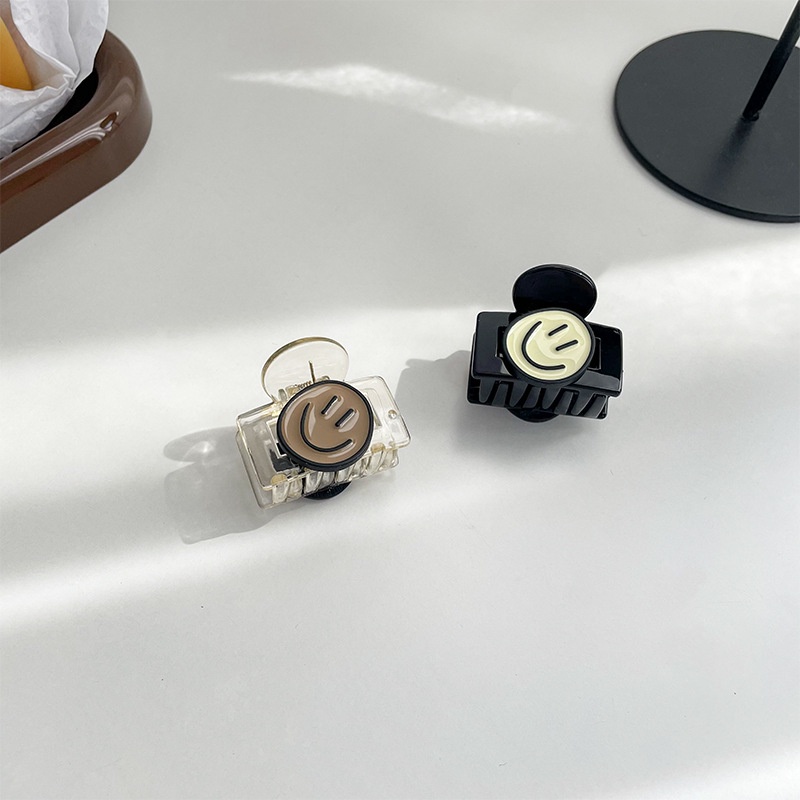 Kẹp tóc hình mặt cười dễ thương phong cách Hàn Quốc cho nữ