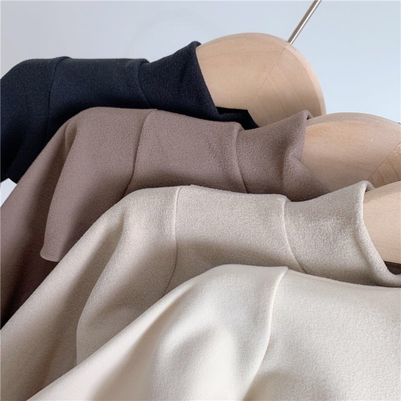 Áo nỉ cổ 3 phân siêu ấm áp cho bé, ảo nỉ giữ nhiệt cực ấm
