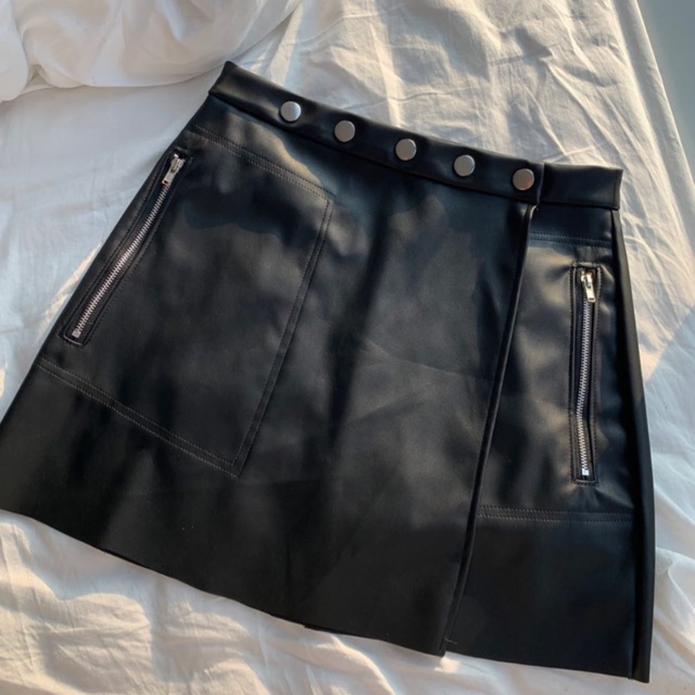 ERRORIST- Leather skirt