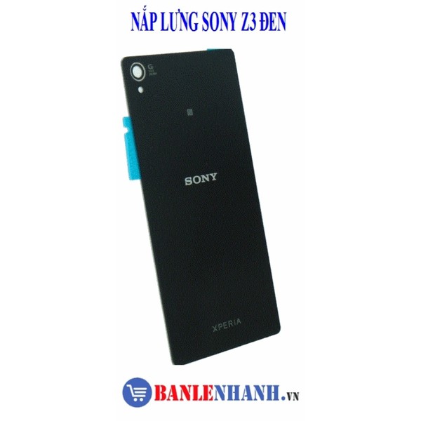 NẮP LƯNG SONY Z3 MÀU ĐEN [VỎ ZIN, XỊN]
