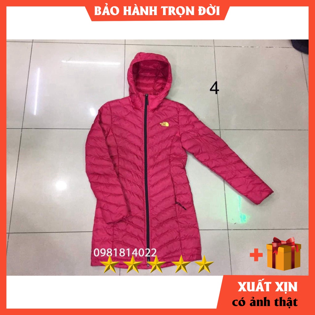 Áo khoac măng tô nữ N.F. lông vũ siêu nhẹ, siêu đẹp BẢO HÀNH TRỌN ĐỜI
