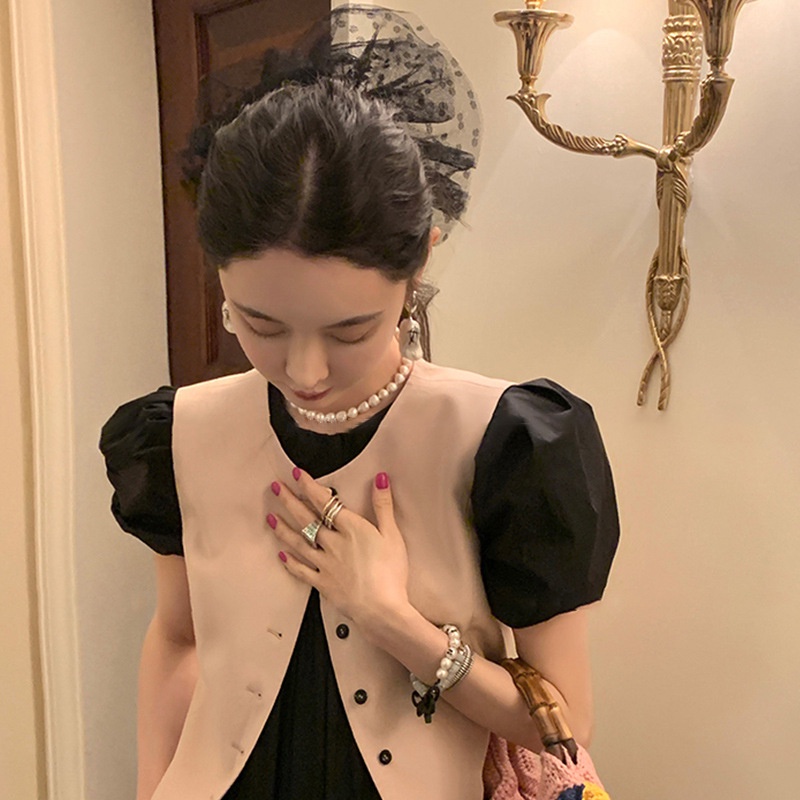 Dây Cột Tóc Lưới Chấm Bi Thanh Lịch Kiểu Nhật Hàn