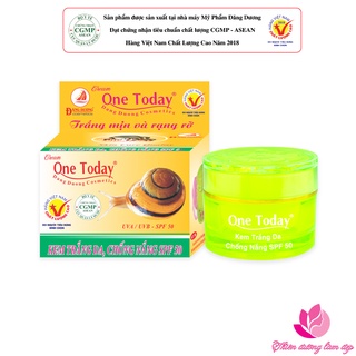 Kem trắng da, chống nắng spf 50 one today - 8g