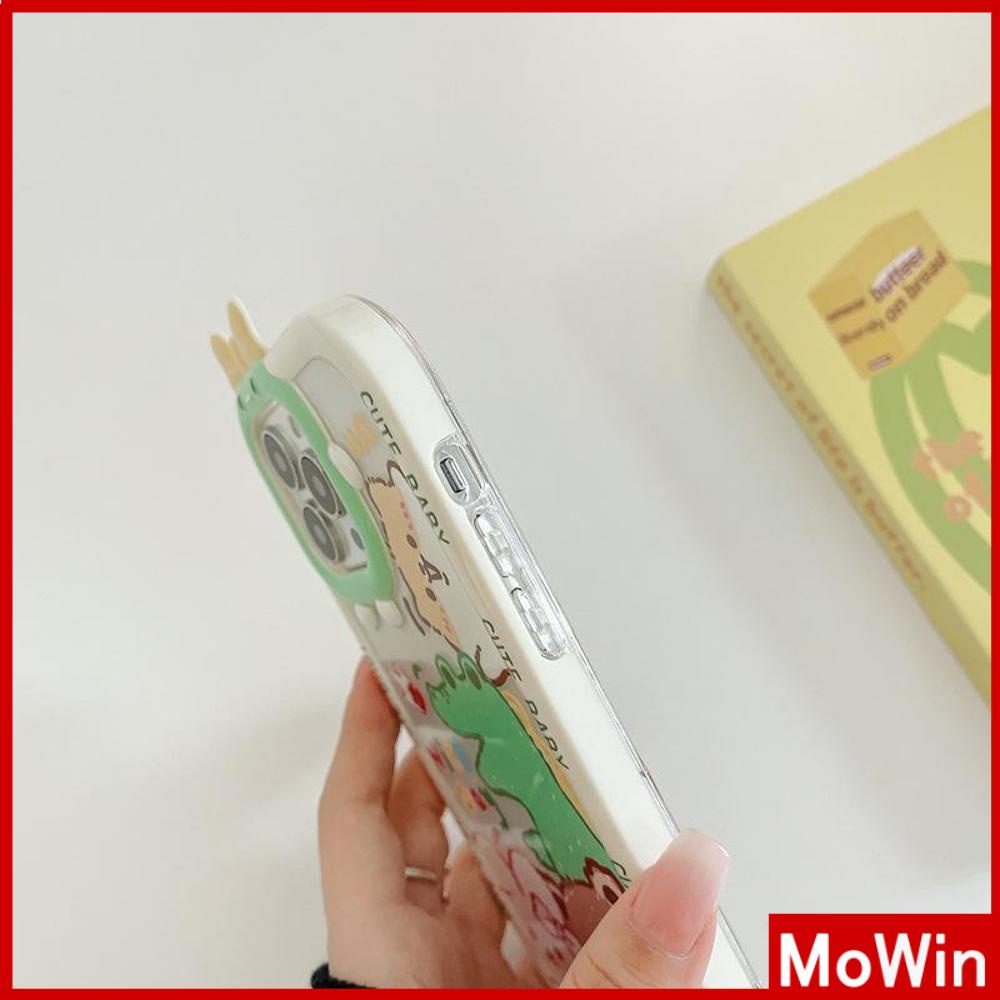 Ốp điện thoại silicon họa tiết khủng long thích hợp cho iPhone 11 Pro Max 13 Pro Max 12 Pro Max 7Plus xr XS Max