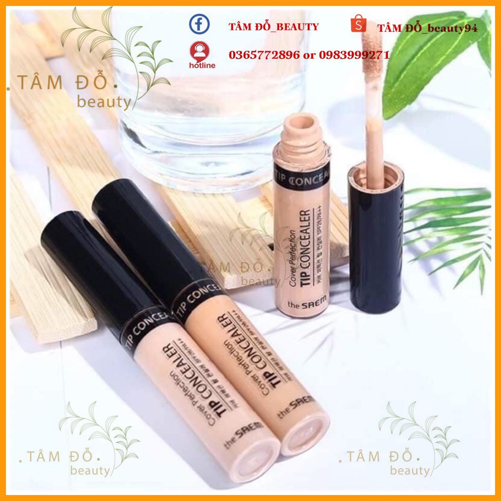 Che khuyết điểm The Saem Cover Perfection Tip Concealer