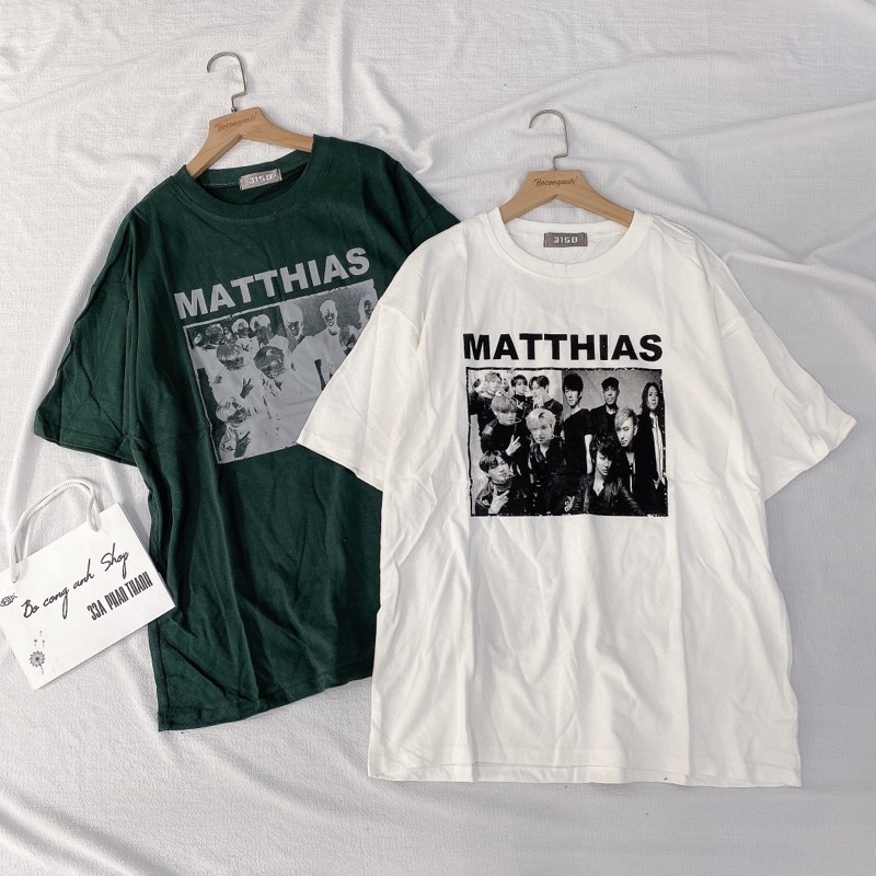 Áo Thun Matthias 3158 Unisex HB264 Form To Rộng Hàng Quảng Châu