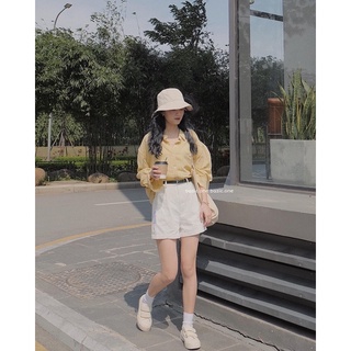 Áo sơ mi đũi lụa nhiều màu tone Pastel Bazic one