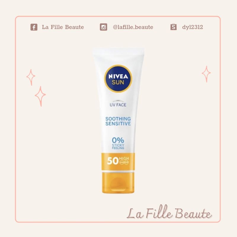 (Date t6 và t7/2022) Kem chống nắng Nivea UV Face Soothing Sensitive