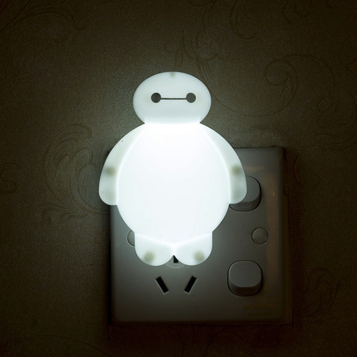 HCM - Đèn ngủ Baymax nhỏ gọn ánh sáng dịu có công tắc đóng mở chủ động