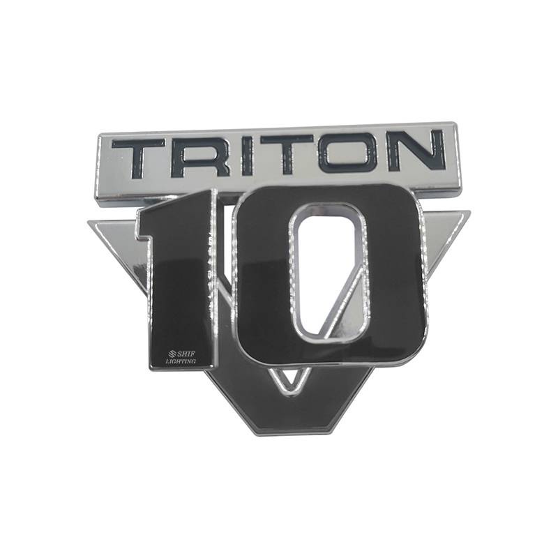 Decal Kim Loại Hình Logo Xe Hơi Triton V10 1 X