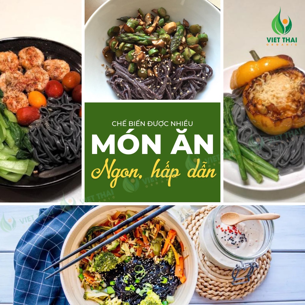 [MỚI] Phở gạo lứt đen giảm cân/ ăn kiêng thực dưỡng cho dân Eatclean/ Gymer gói 500g