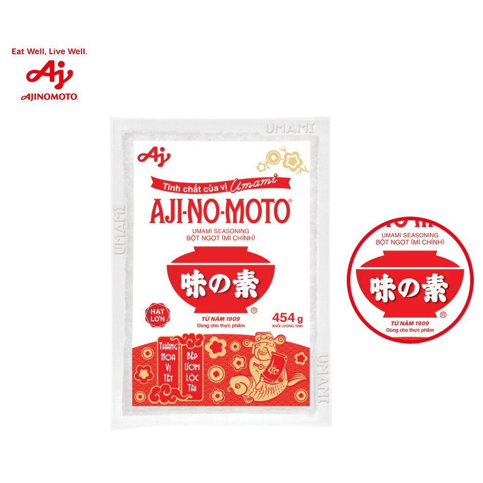 Combo 3 Bột ngọt AJI-NO-MOTO 454gx3 + 3 Hạt nêm Aji-ngon 400gx3