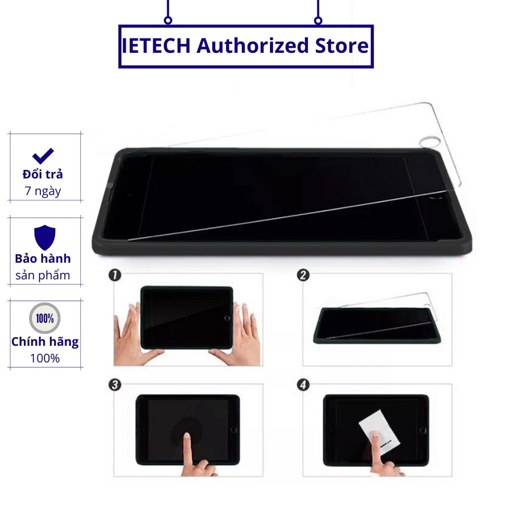 Kính cường lực PKCB chống bám vân siêu mượt, chống chói cho iPad mini 4/5