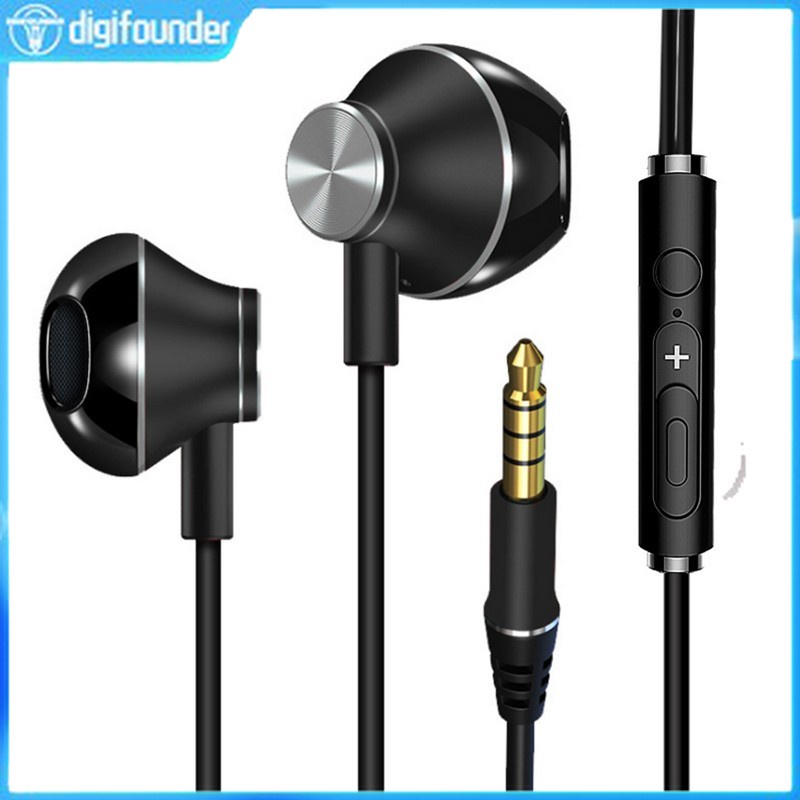 Tai nghe âm thanh trầm 4D tích hợp micro có dây chất lượng cao