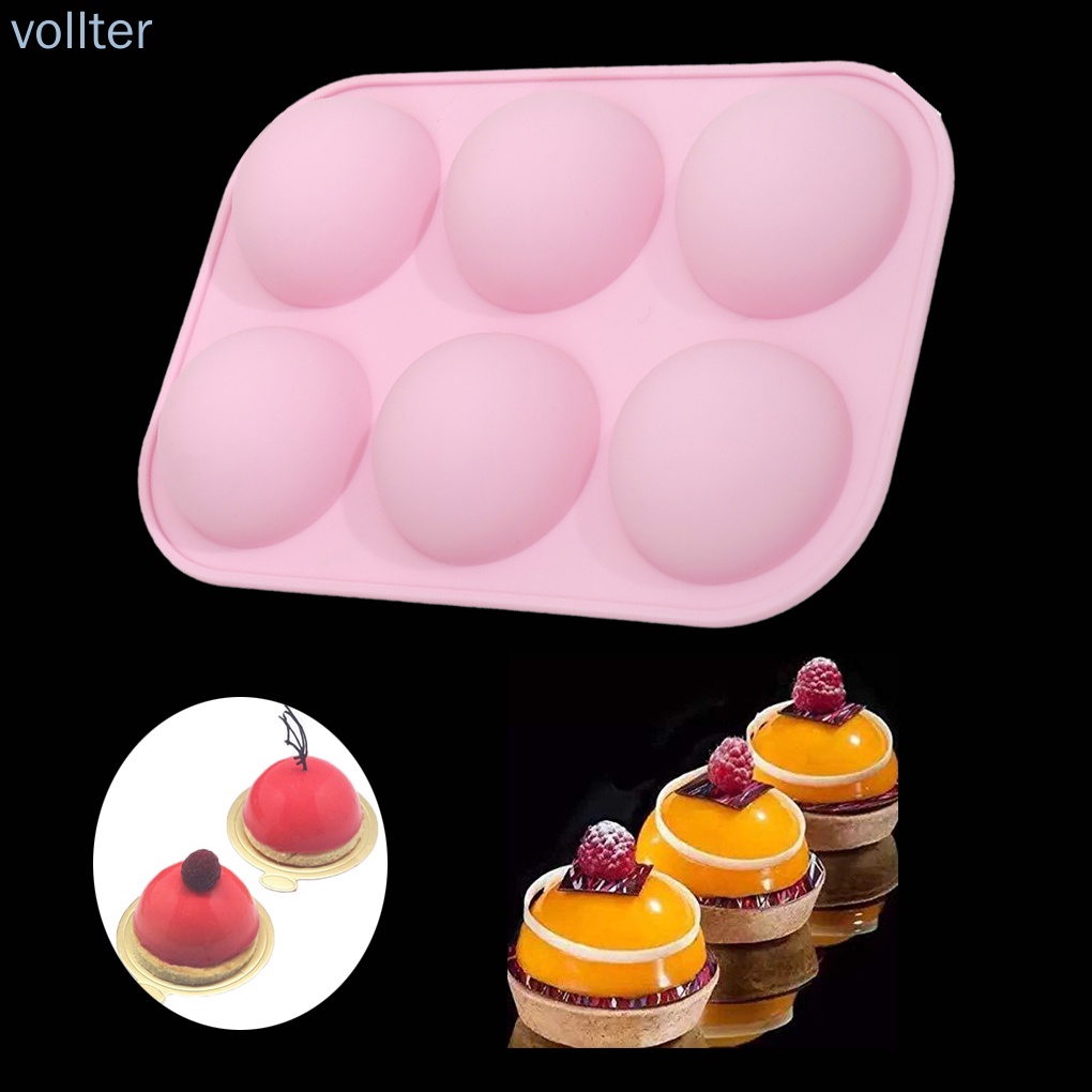 Khuôn Silicone Làm Bánh Hình Nửa Quả Cầu