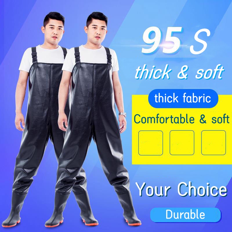 Bộ Áo Liền Quần Đi Mưa Dày Dặn Chống Nước Toàn Thân