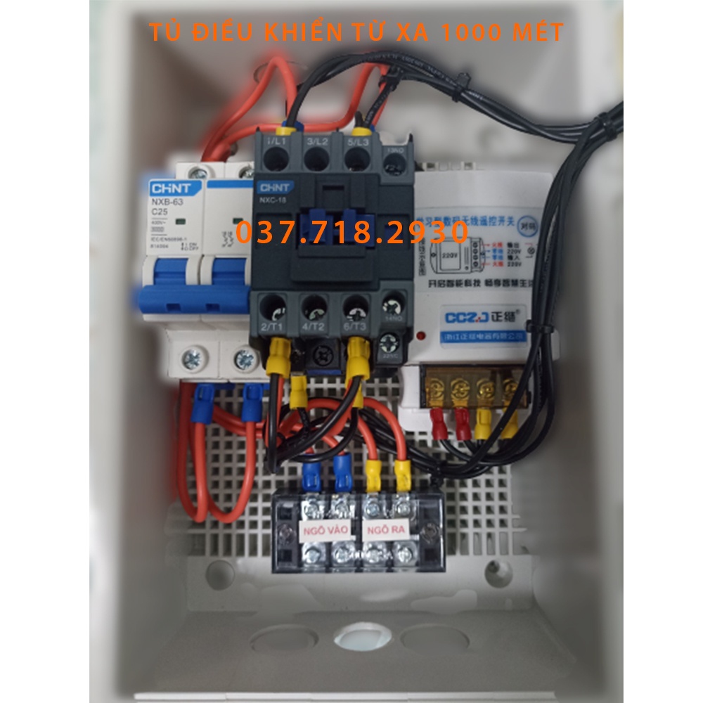 Bộ điều khiển bật tắt bơm nước từ xa 2.2kw 3HP