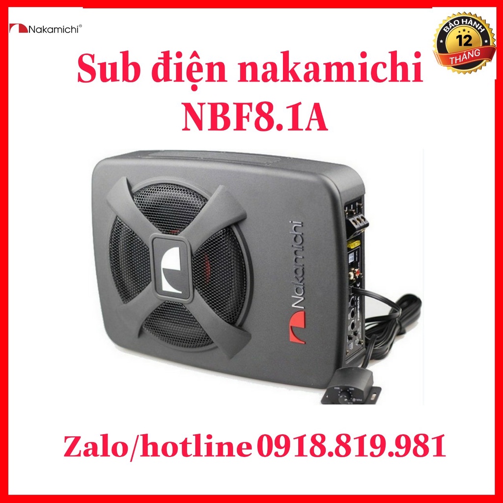LOA SUB GẦM GHẾ NAKAMICHI 8.1A, LOA SUB NAKAMICHI,PHÙ HỢP CHO TẤT CẢ CÁC DÒNG XE