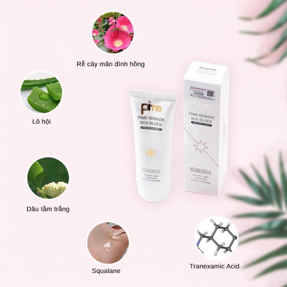 [CHÍNH HÃNG] [QUÀ] KEM CHỐNG NẮNG PIME REMADE SUN BLOCK SPF50 + PA ++++ | BigBuy360 - bigbuy360.vn