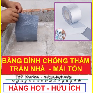 ✨[Clip]Băng keo chống thấm trần nhà đa năng. Băng keo chịu nhiệt. Dán Tường, trần nhà, mái tôn, ống nước, bể nước