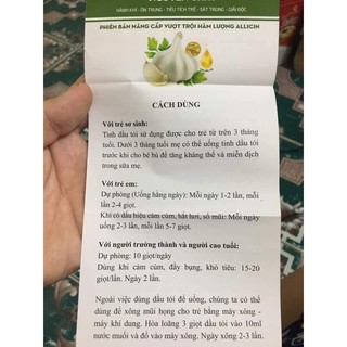 Tinh dầu tỏi Cầu Bình An