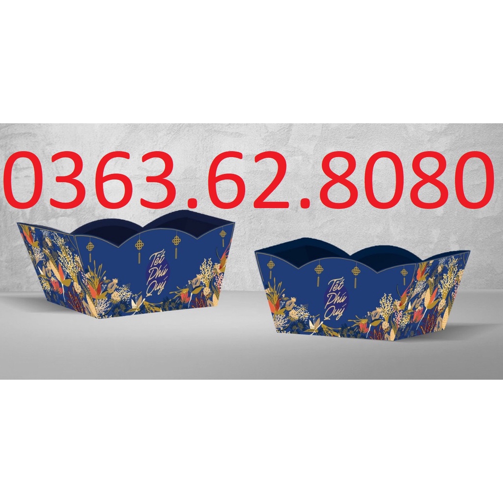 Giỏ quà Tết khay thuyền đẹp - Mẫu mới nhất Tết 2023