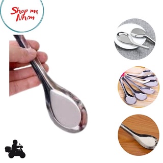 Thìa inox không gỉ dày, Thìa ăn cơm sáng bóng