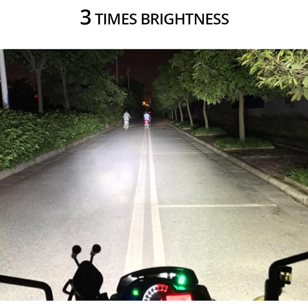 Đèn pha 8 bóng LED chống thấm nước 6500K 12V