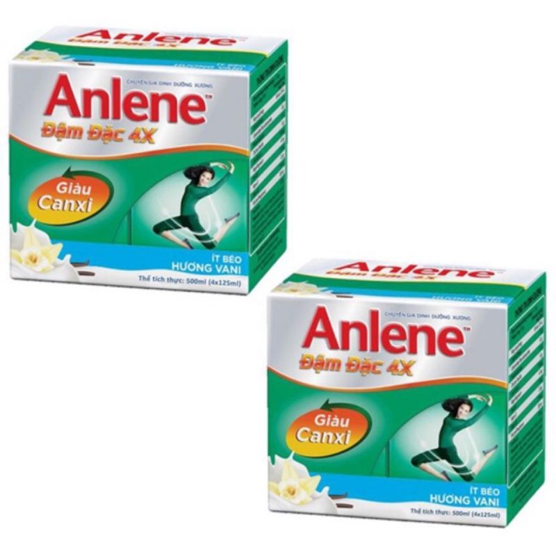 Thùng 48 Hộp Sữa Anlene Đậm Đặc 4X - 48 hộp x 125ml