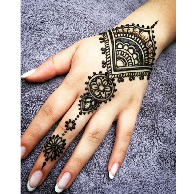 Mực xăm henna tatto ấn độ