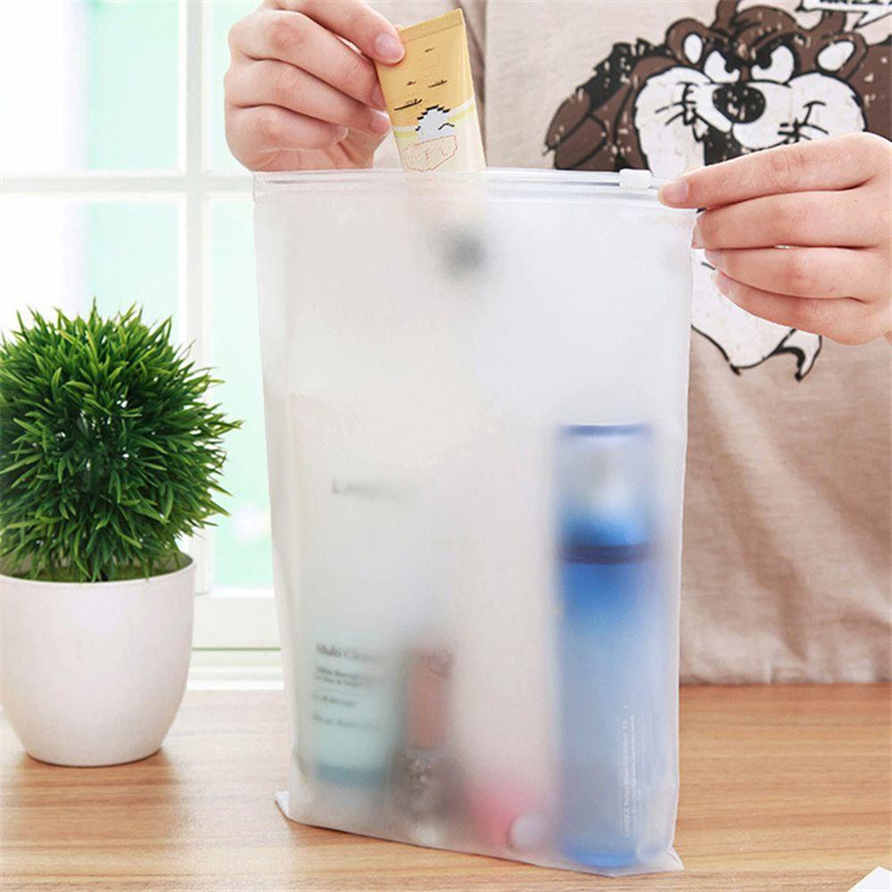 JANE Bộ 5 Túi Nhựa Trong Suốt Đựng Đồ Du Lịch Mới