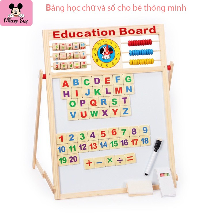 Bảng học CHỮ và SỐ cho bé giúp bé thông minh và tự tin hơn khi đến trường