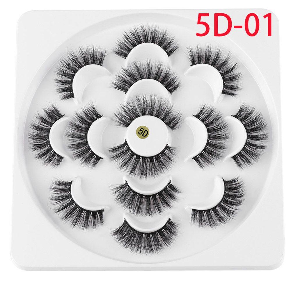 Set 7 Cặp Lông Mi Giả Dài Tự Nhiên Thời Trang MIH SKONHED Dành Cho Nữ