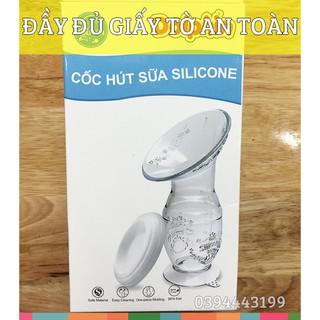Cốc hứng sữa và hút sữa silicone Dolphin - Hàng công ty