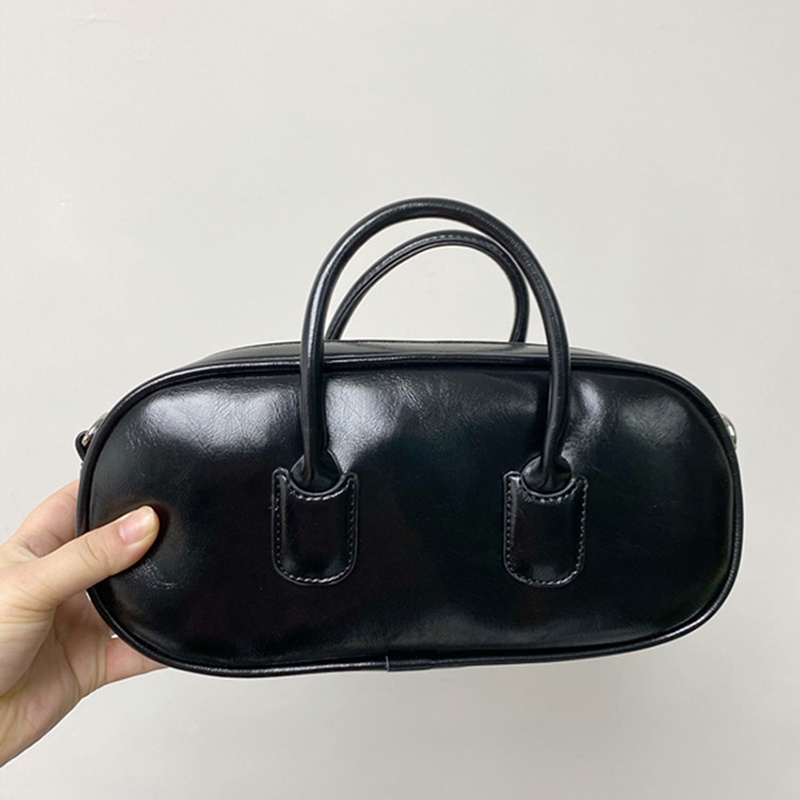 Túi đeo chéo IELGY màu trơn đơn giản phong cách retro thời trang cho nữ