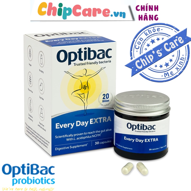 Men vi sinh Optibac for daily wellbeing extra strength