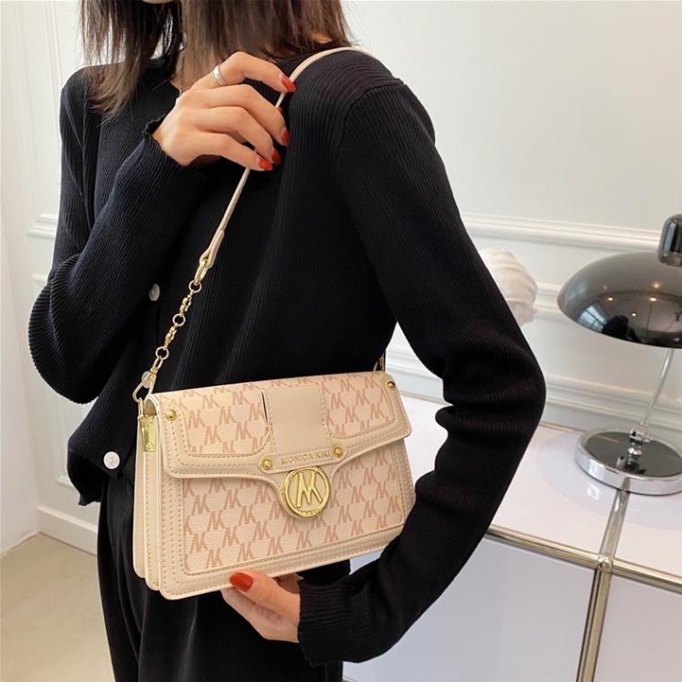 Túi chữ M bản 2 ngăn 2 dây size 22 kèm ảnh thật hàng QC cao cấp