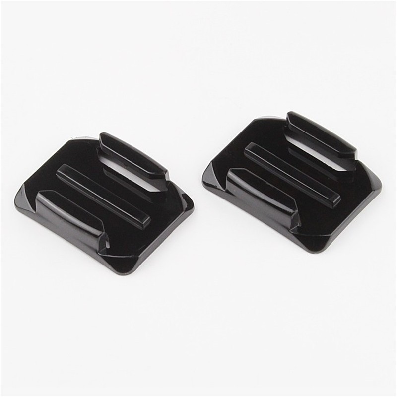 Bộ 2 giá đỡ dạng dán cong và 2 miếng dán phẳng cho camera hành trình GoPro Hero chất lượng cao